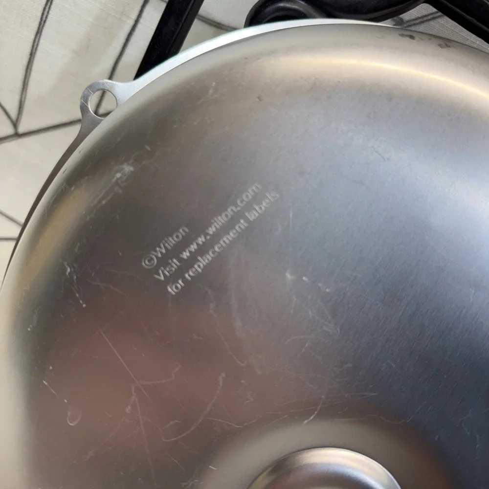 Wilton Football Helmet Cake Pan‎ Silver Aluminum Sports Theme 2105-4102